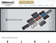 Tablet Screenshot of 8thstreet.com